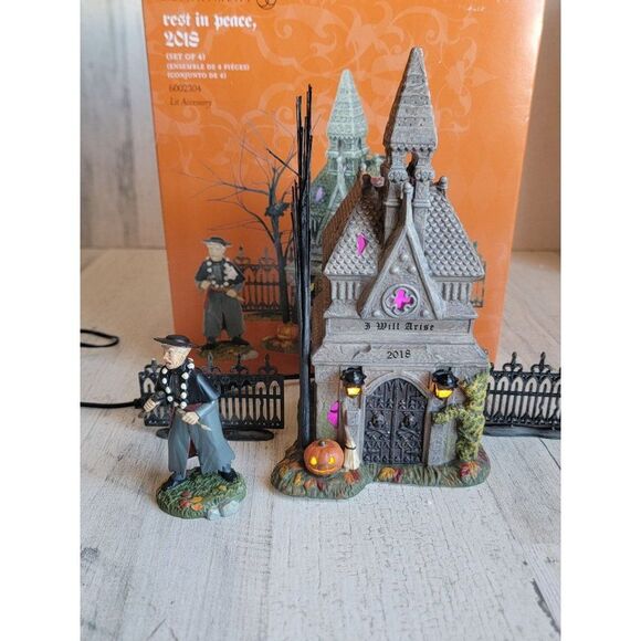 Dept 56 6002304 Rest in peace 2018 Halloween Village accessory - Picture 2 of 9